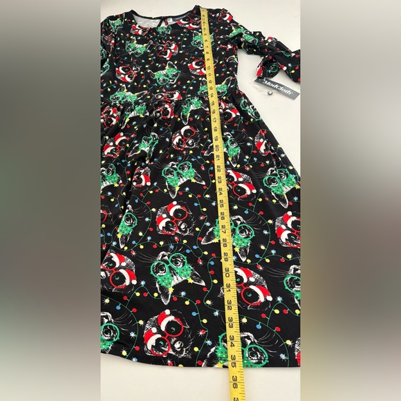 ModCloth Holiday Cat and Dogs Print Dress Medium NWT - Picture 10 of 11